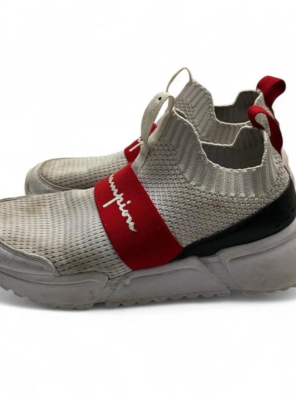 Youth Unisex 3Y Champion Mid Knit Slip On Athletic Sneakers
